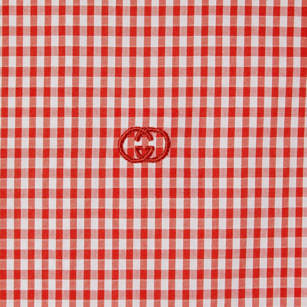 Kinderhemd aus Baumwolle mit Vichykaro