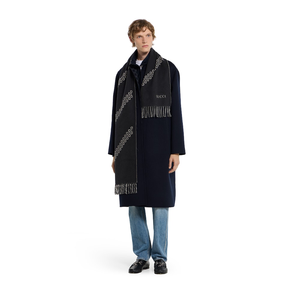 ผ้าพันคอ Cashmere jacquard scarf