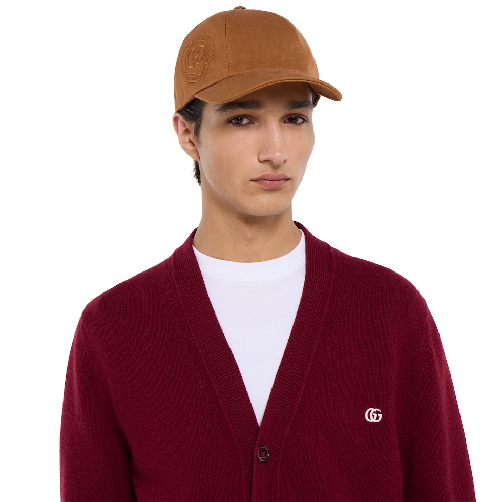 Fabric baseball hat with embroidery