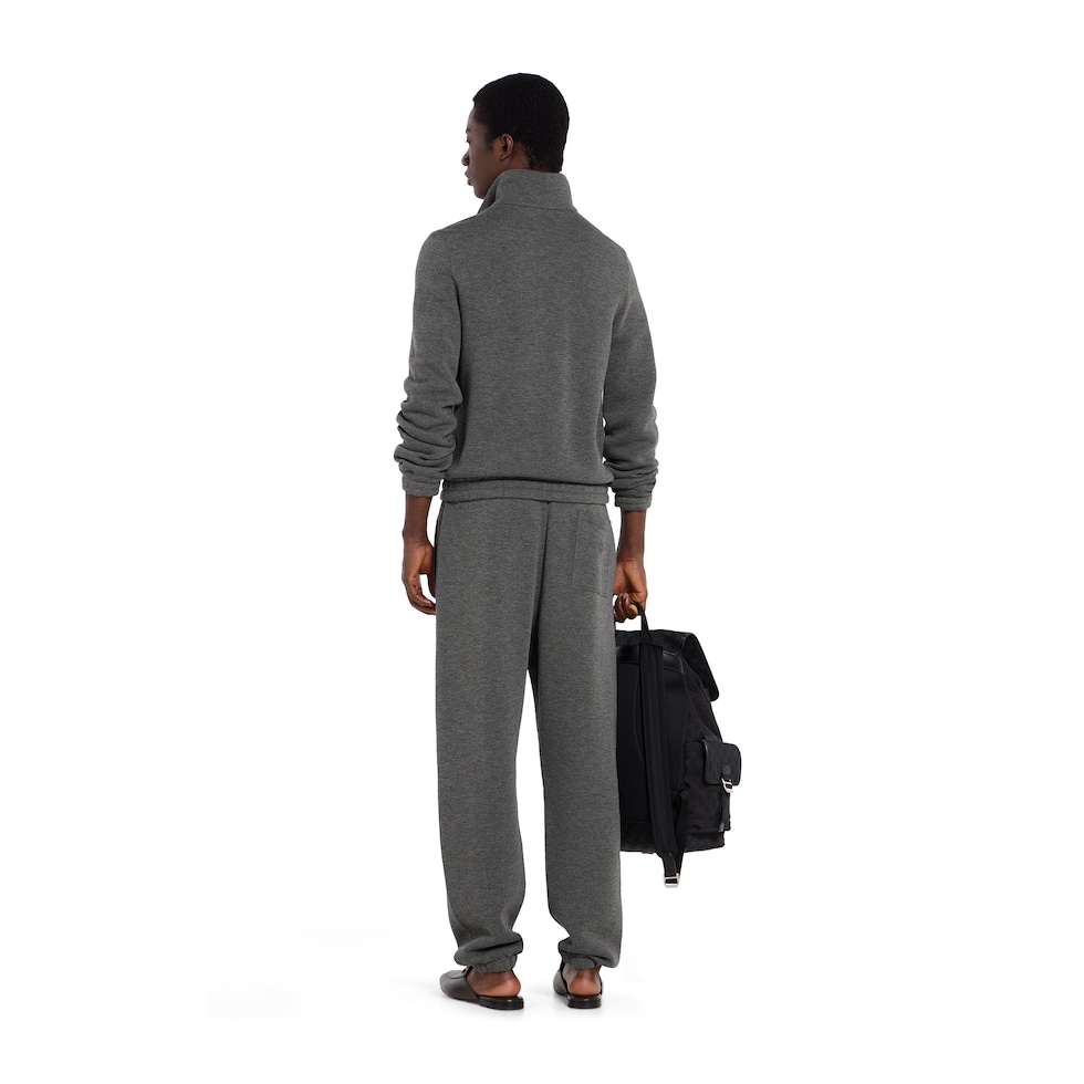 Jersey jacquard sportswear pants 