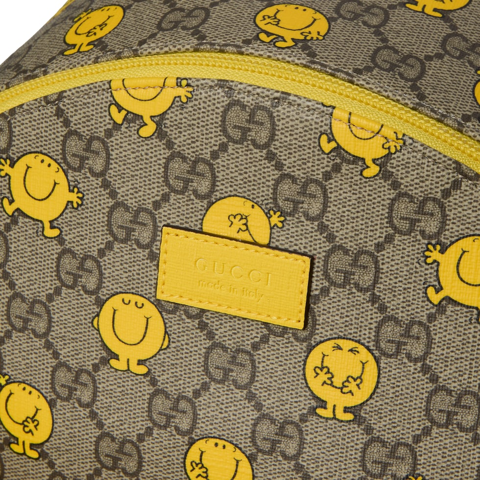 Children's printed GG backpack