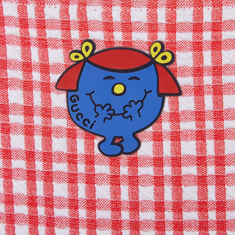 Baby gingham swimsuit set