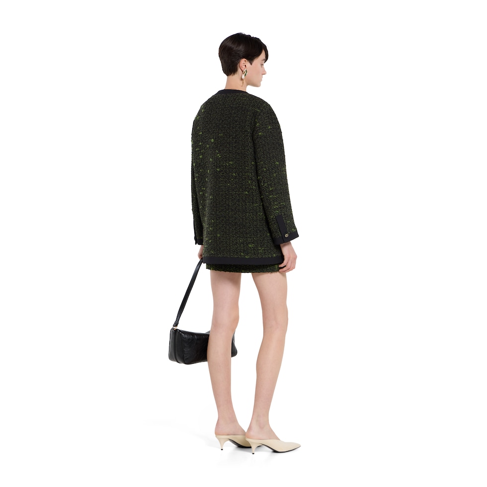 Giacca in lana bouclé