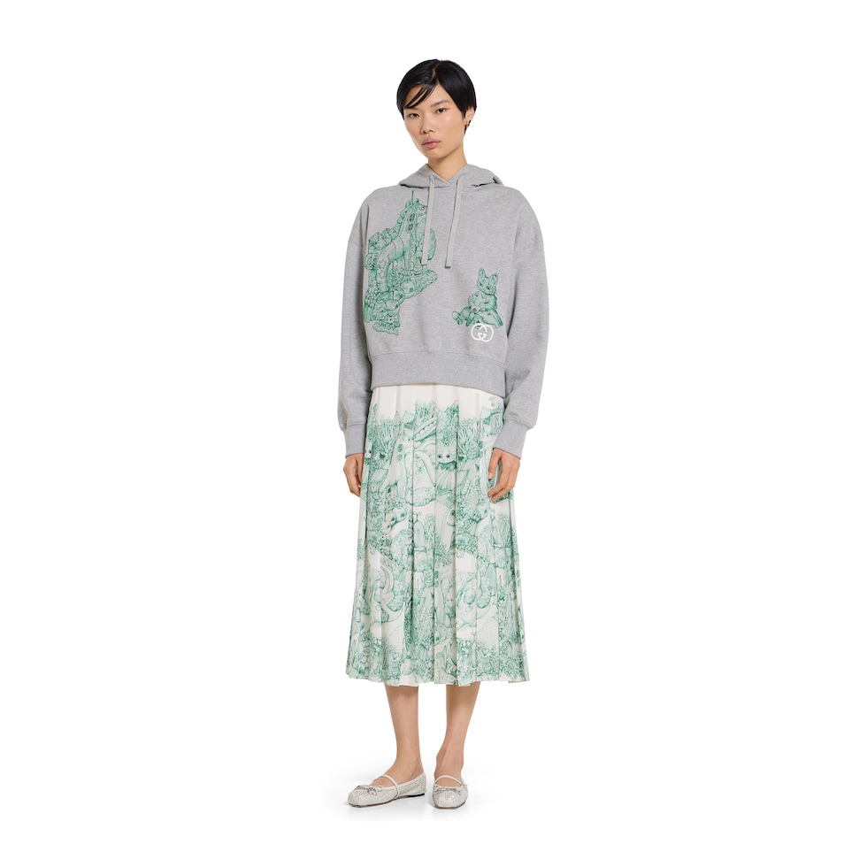 日本限定 ヒグチユウコ コットンジャージー スウェットシャツ