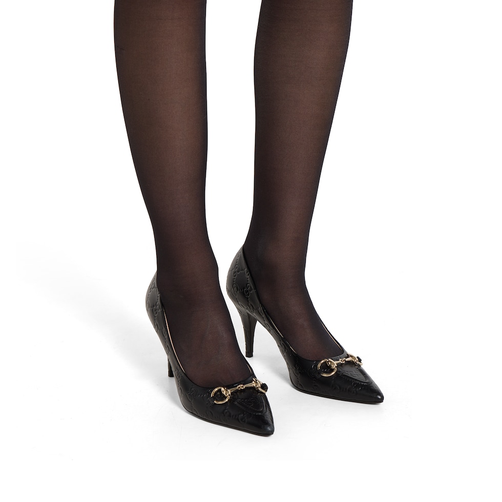 Women's pump with Horsebit