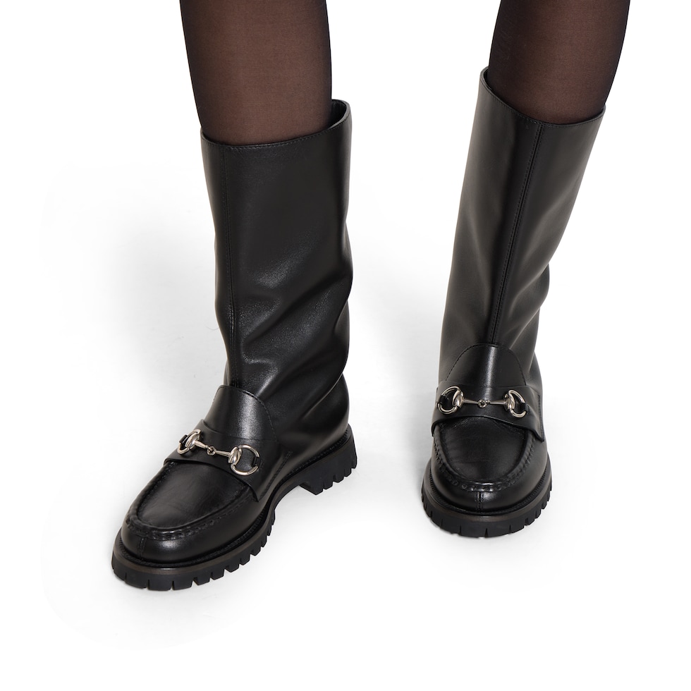 Damenstiefel mit Horsebit