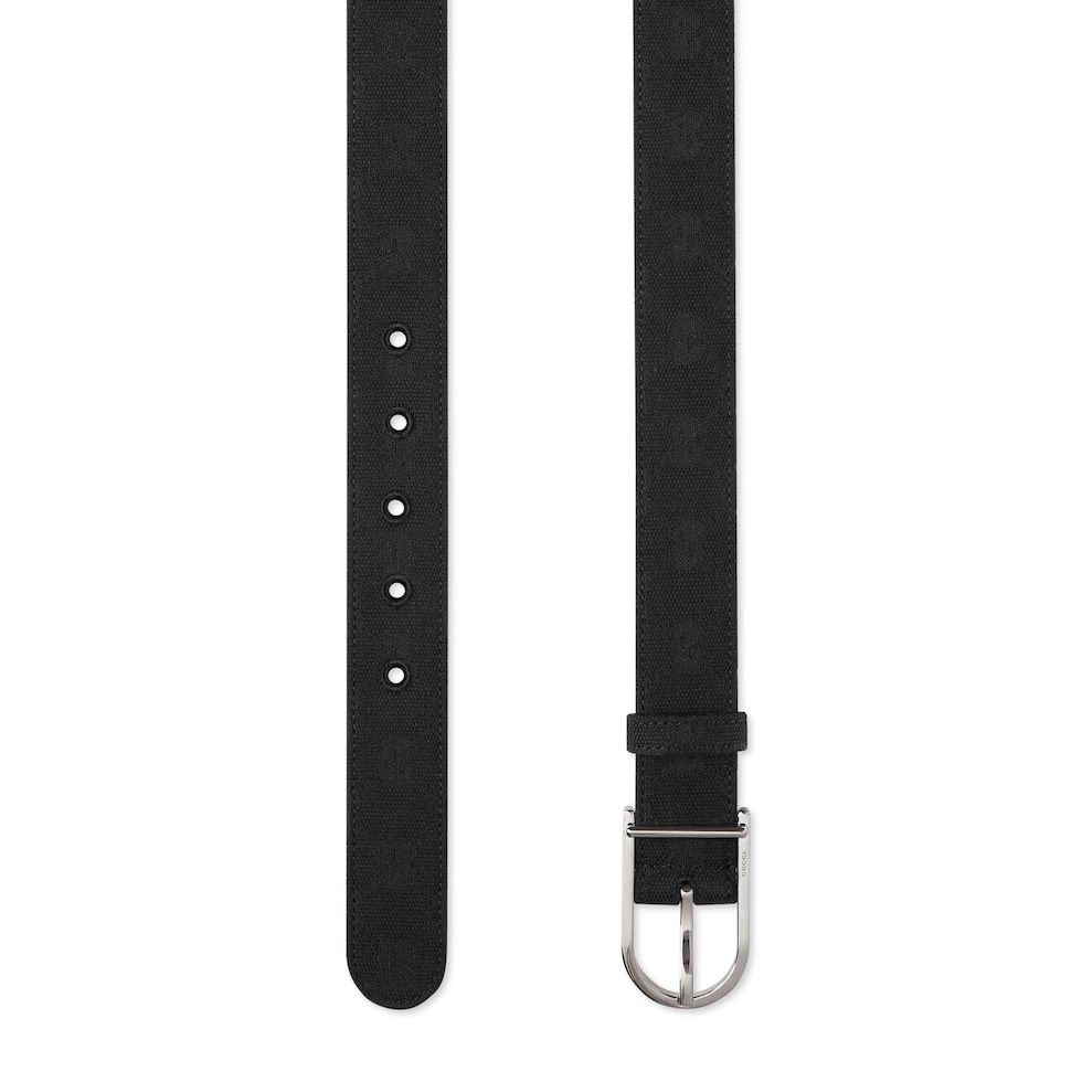Belt with rounded buckle