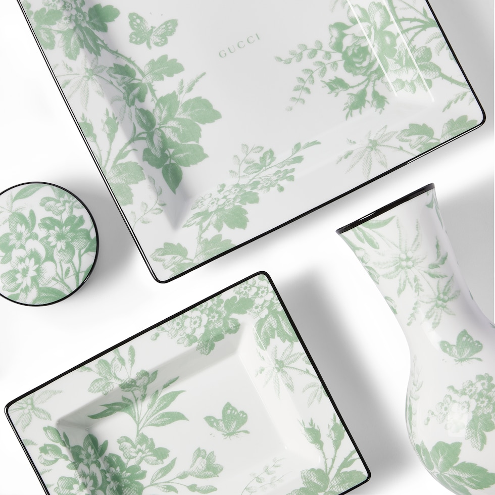 Kleine Schmuckablage mit Herbarium-Print