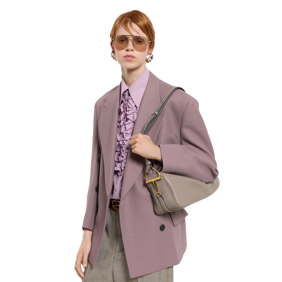 Mittelgroße Gucci Half Horsebit Schultertasche