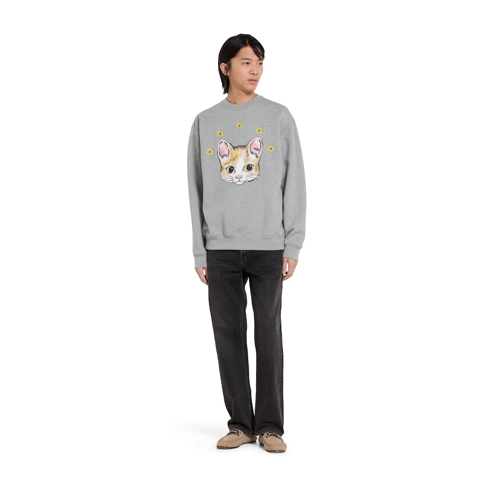 Yuko Higuchi cotton jersey sweatshirt
