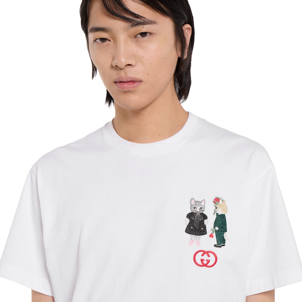 Yuko Higuchi cotton jersey T-shirt