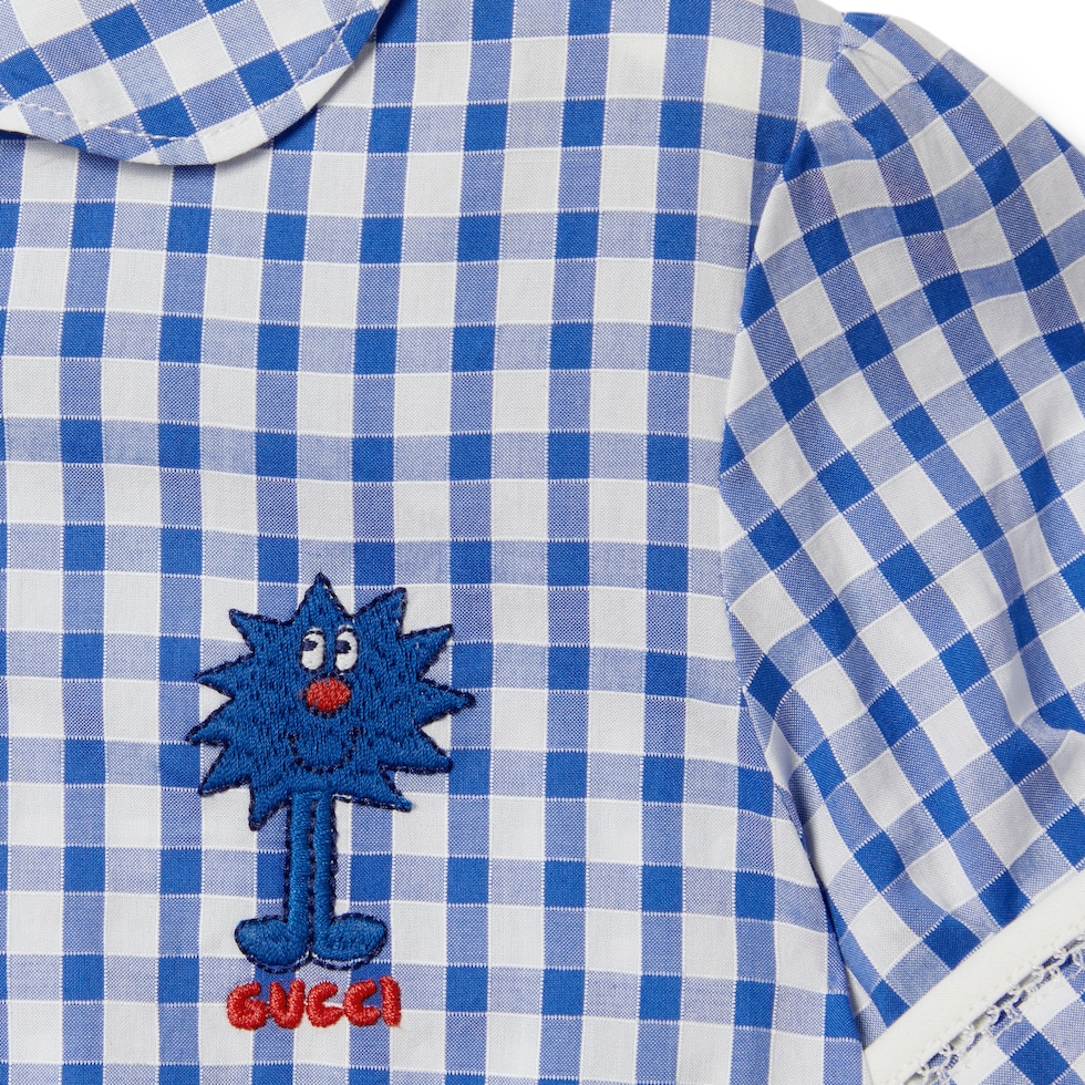 Kinderkleid aus Baumwolle mit Vichykaro