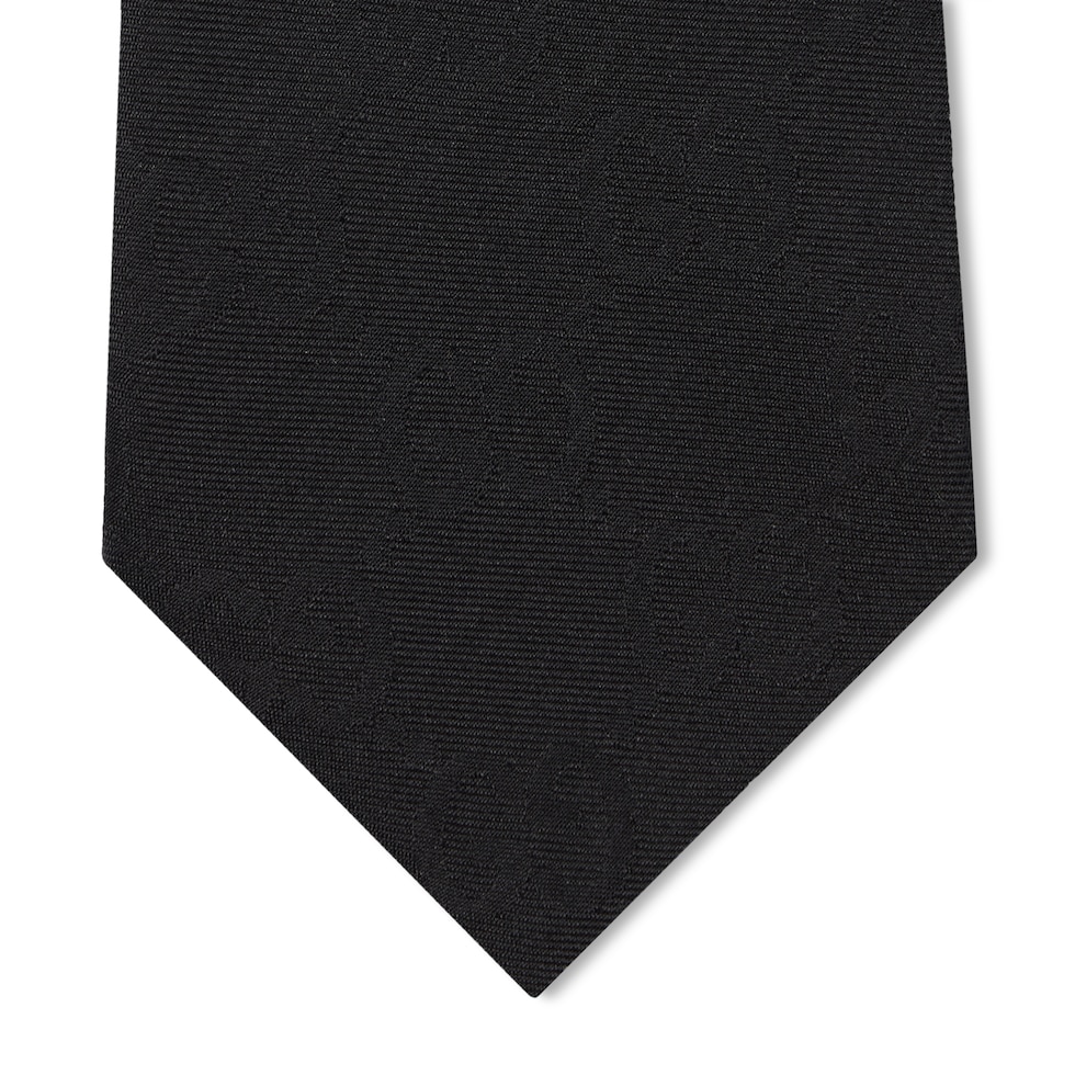 GG silk cotton tie