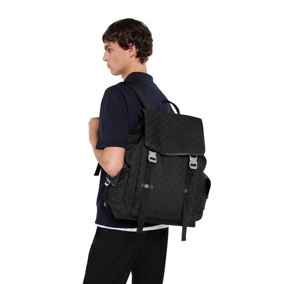 GG canvas large backpack