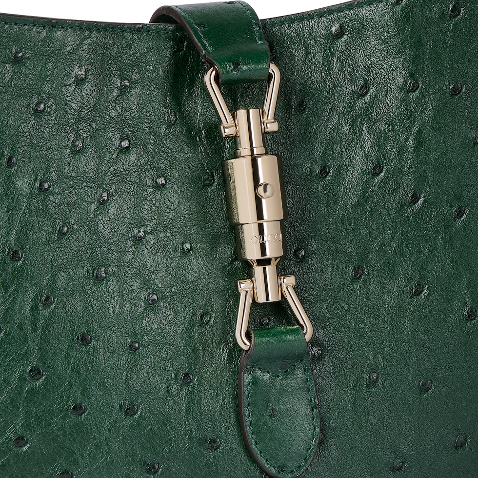 Gucci Jackie 1961 ostrich medium bag