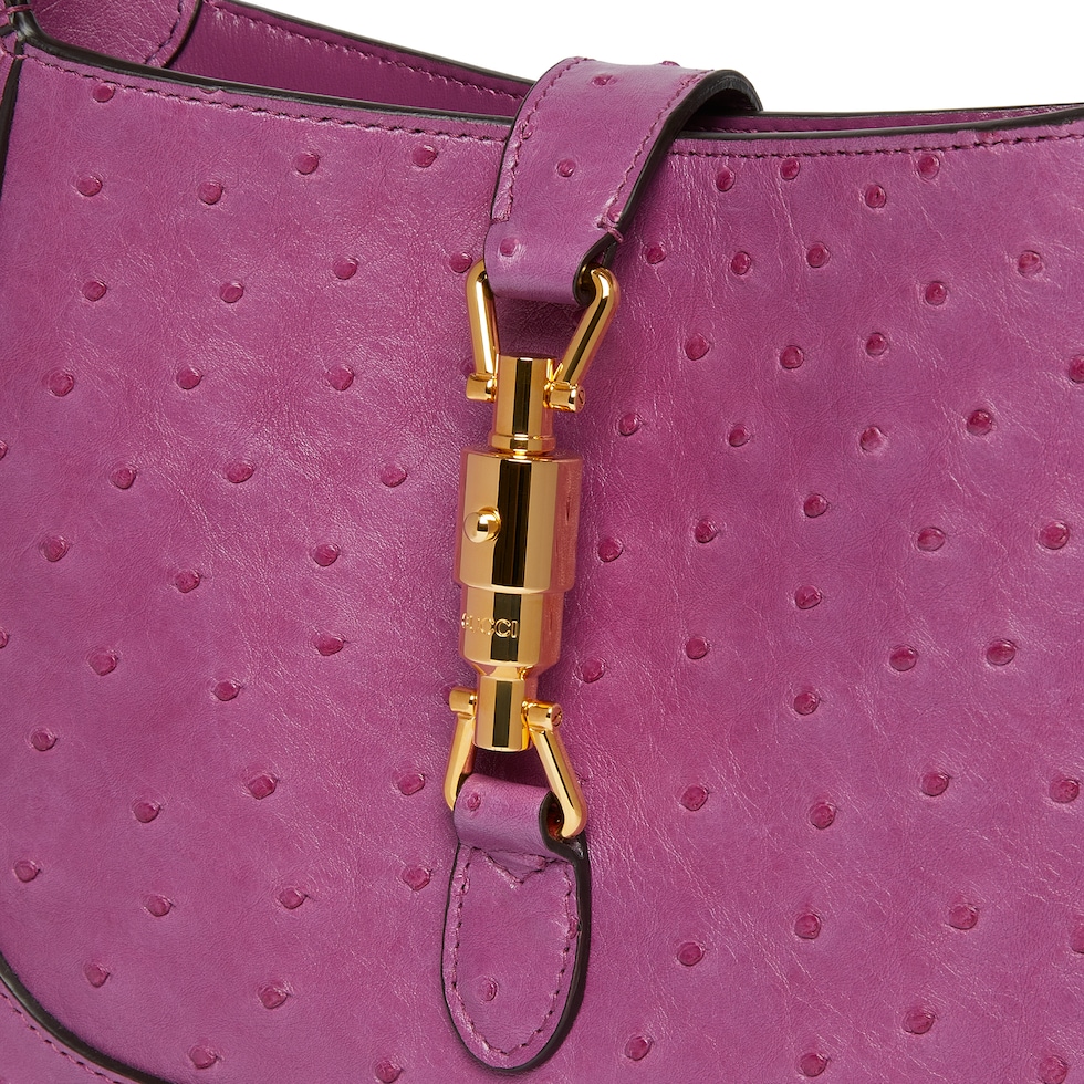 Gucci Jackie 1961 ostrich medium bag