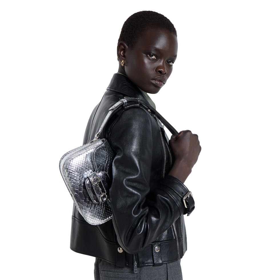 Gucci Horsebit 1955 Aura python mini shoulder bag