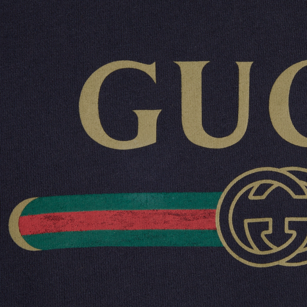 Cashmere blend sweatshirt with print