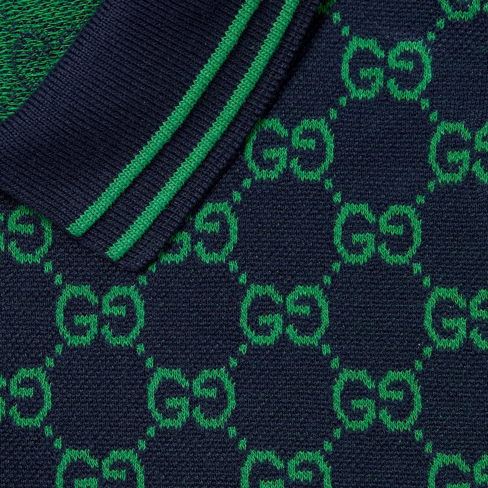 Children's GG cotton polo shirt