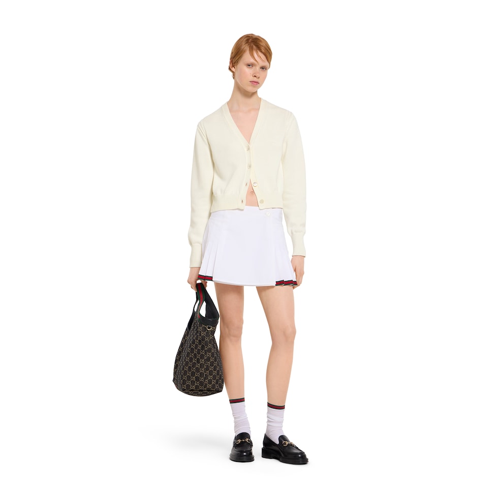 Cardigan en coton avec broderie