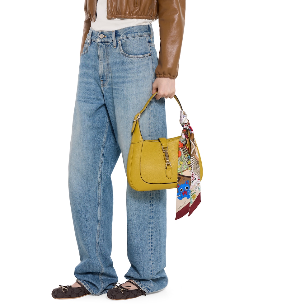 Gucci Besties printed silk twill ribbon