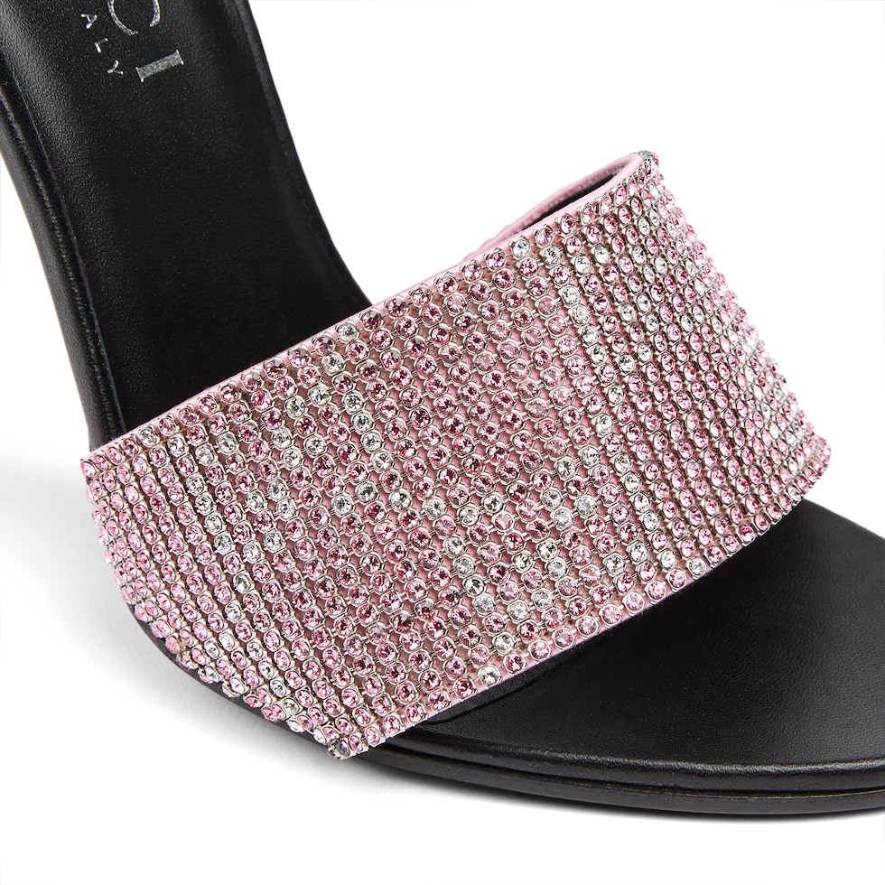 Women's crystal Bombshell slide sandal