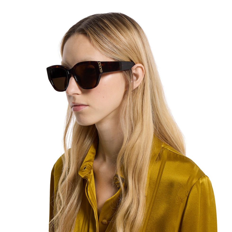 Specialized fit cat-eye sunglasses