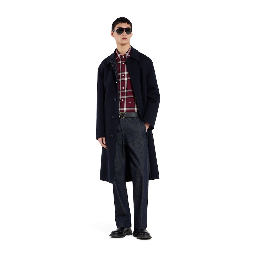 Botte pour homme avec logo ton sur ton