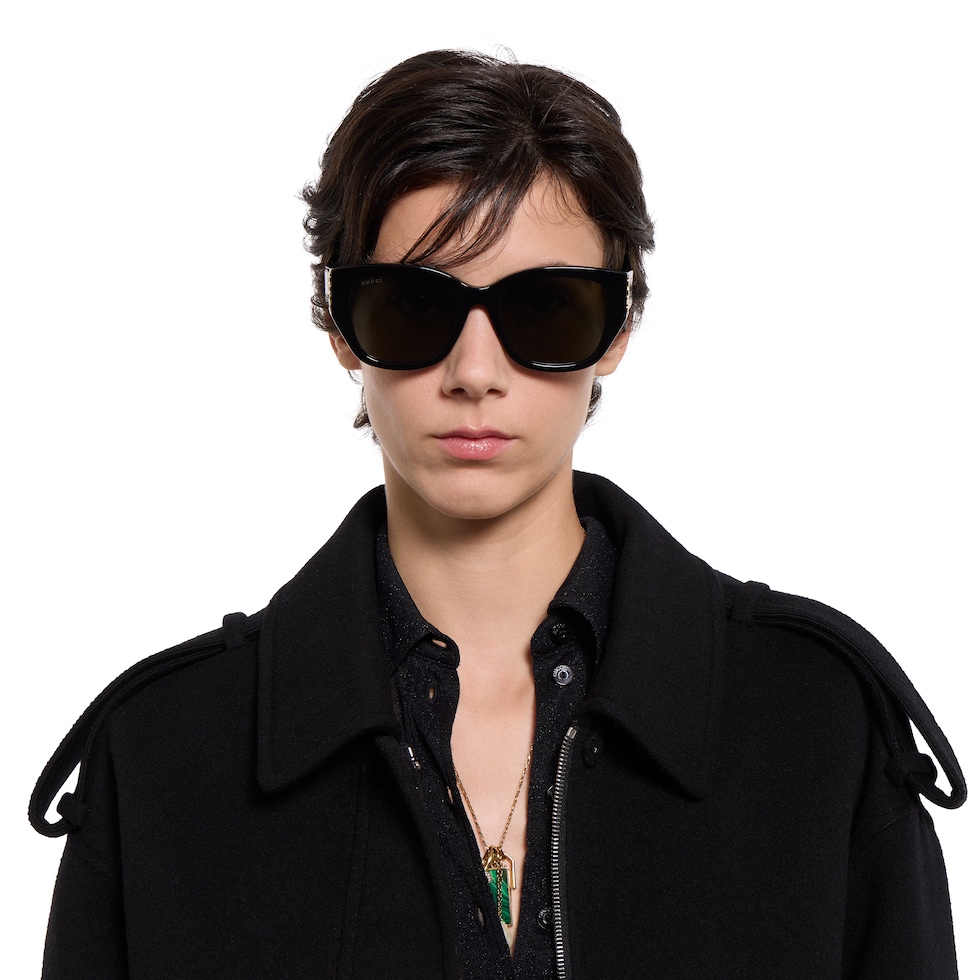 Specialized fit cat-eye sunglasses