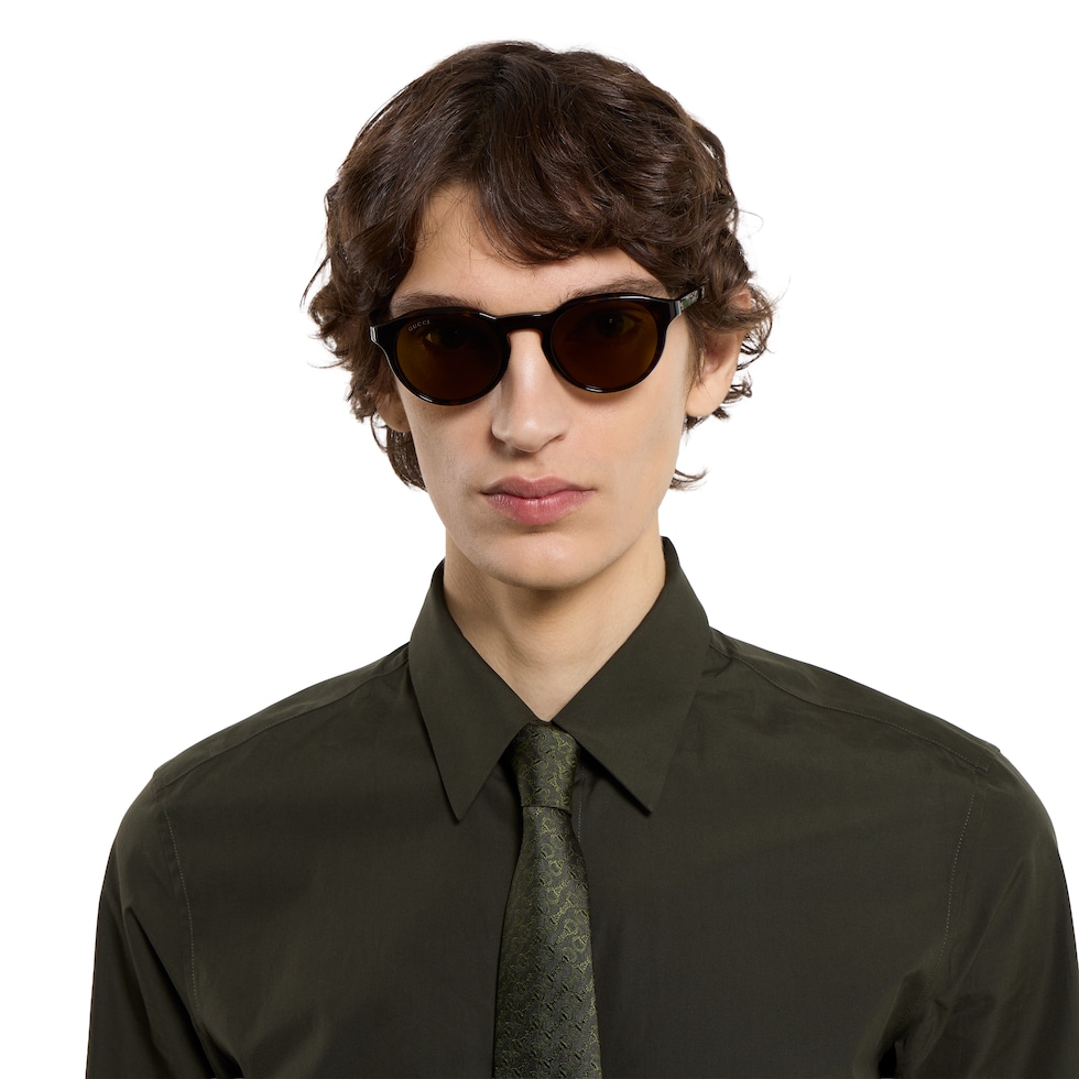 Round frame sunglasses