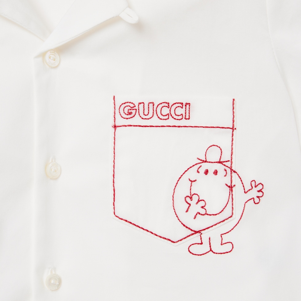 〔ベビー〕コットンポプリン シャツ