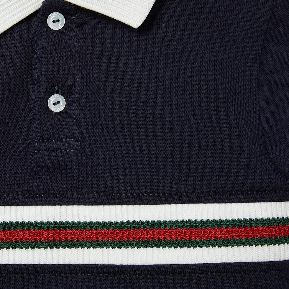 Combinaison pour bébé en coton avec bande Web