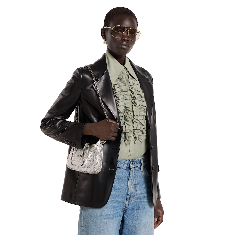 Gucci Jackie 1961 python mini bag