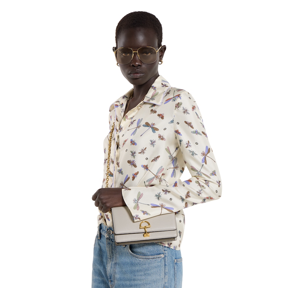 Gucci Half Horsebit wallet on chain