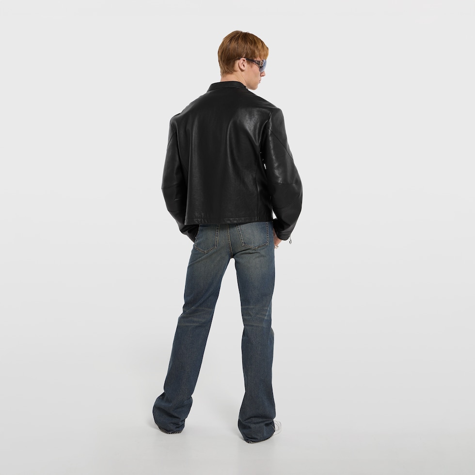 Veste en cuir avec Mors