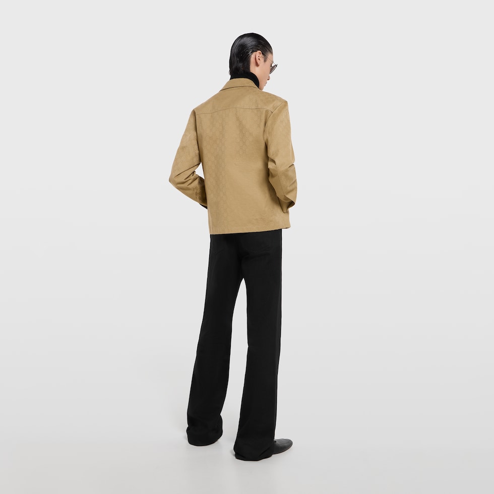 GG cotton gabardine jacket
