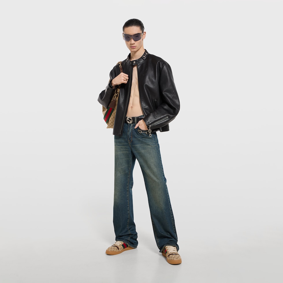 Sneaker Screener uomo con effetto vissuto