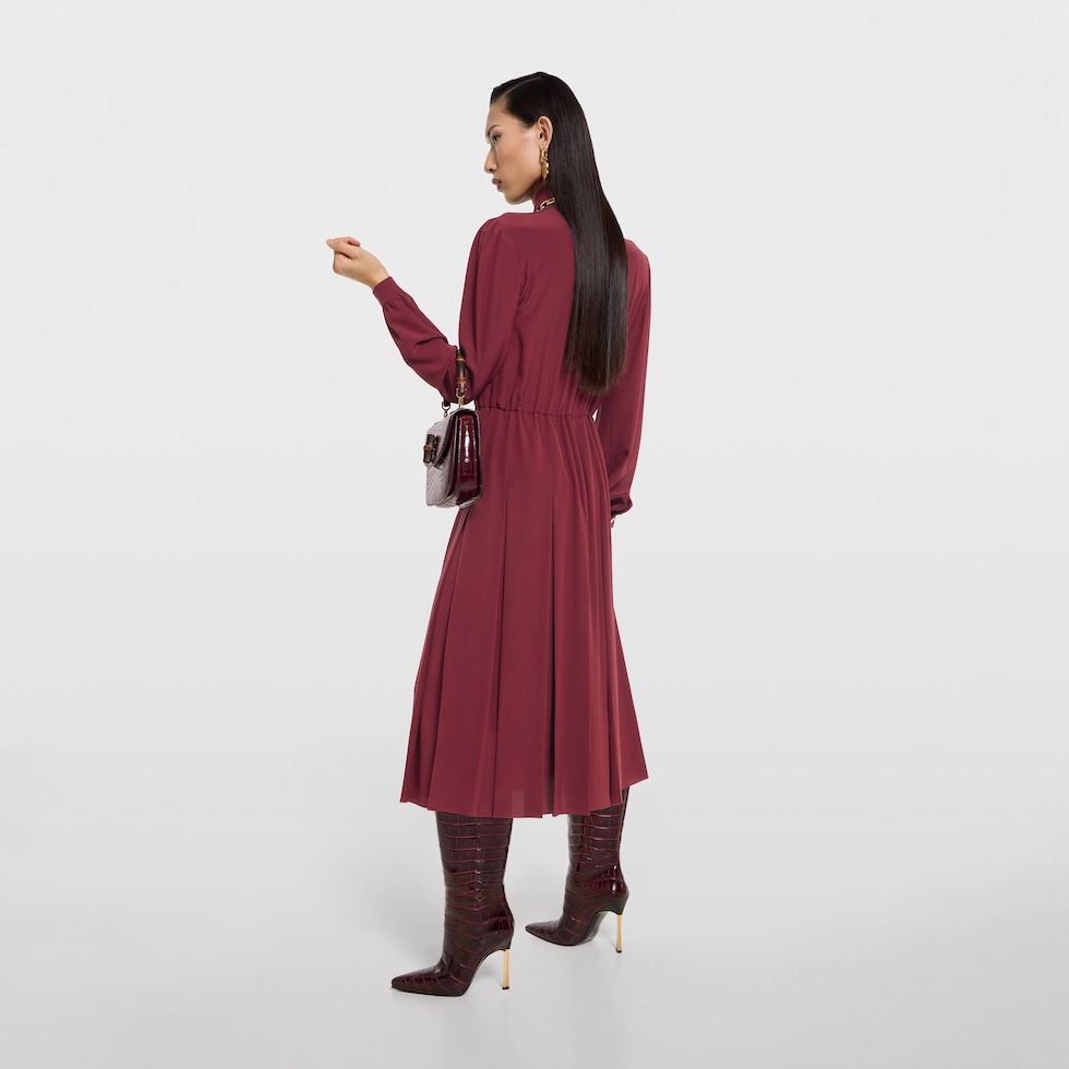 Silk crêpe de chine dress