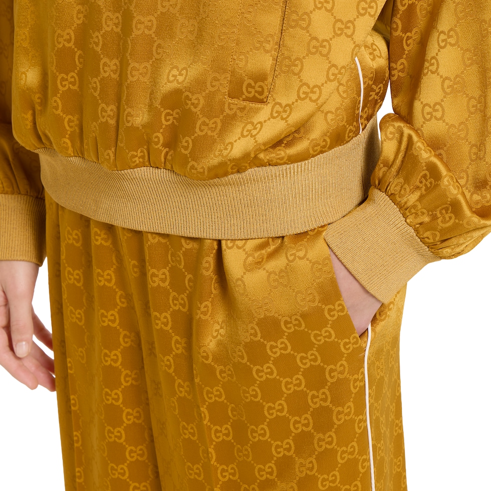 GG acetate jacquard trousers