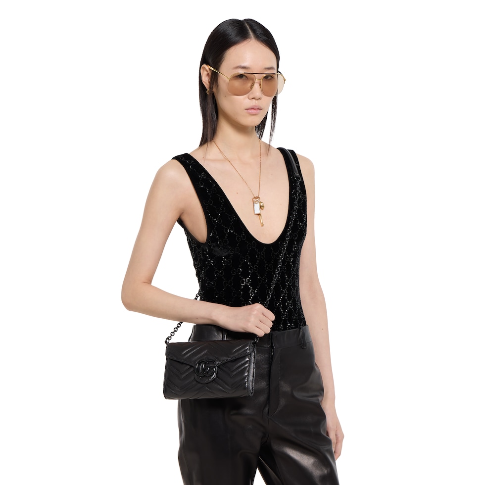 GG Marmont Brieftasche mit Kettenriemen