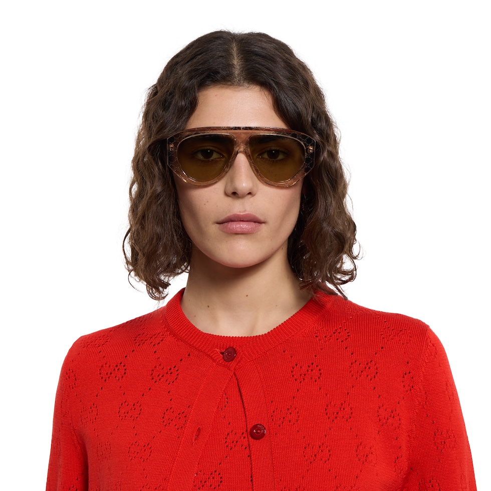 Mask frame sunglasses