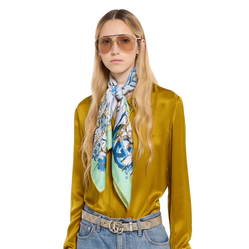 Carré in seta stampato