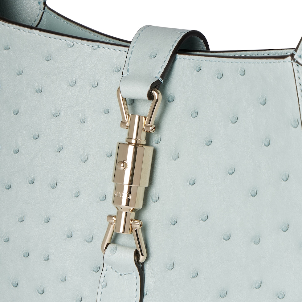 Gucci Jackie 1961 ostrich medium bag