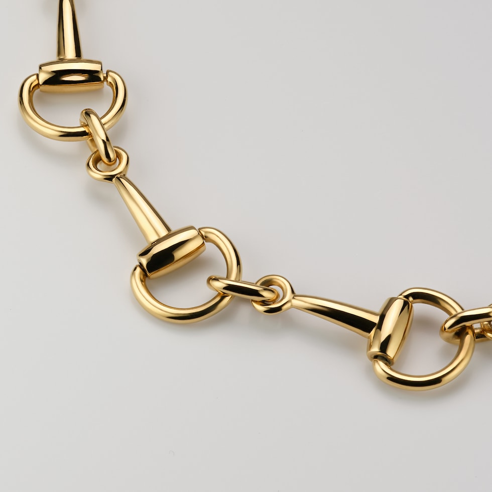 Collar con motivo Horsebit