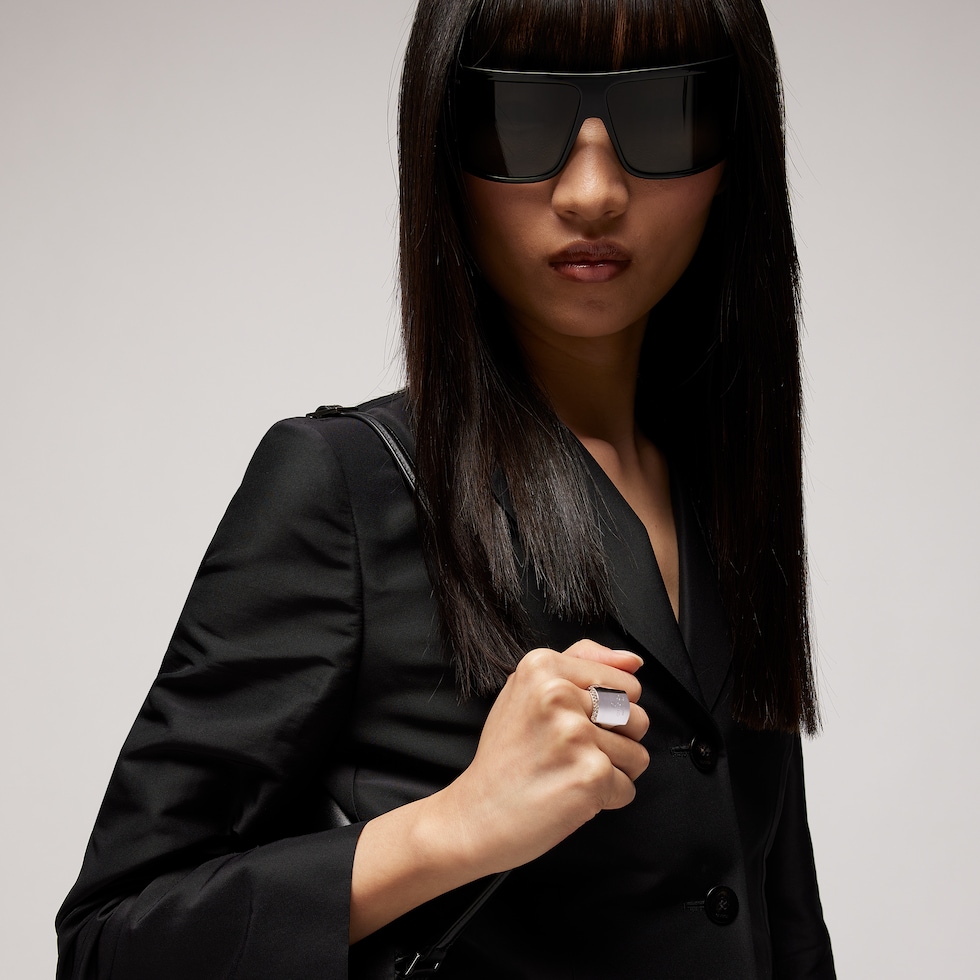 Anillo de cristal Gucci Trademark