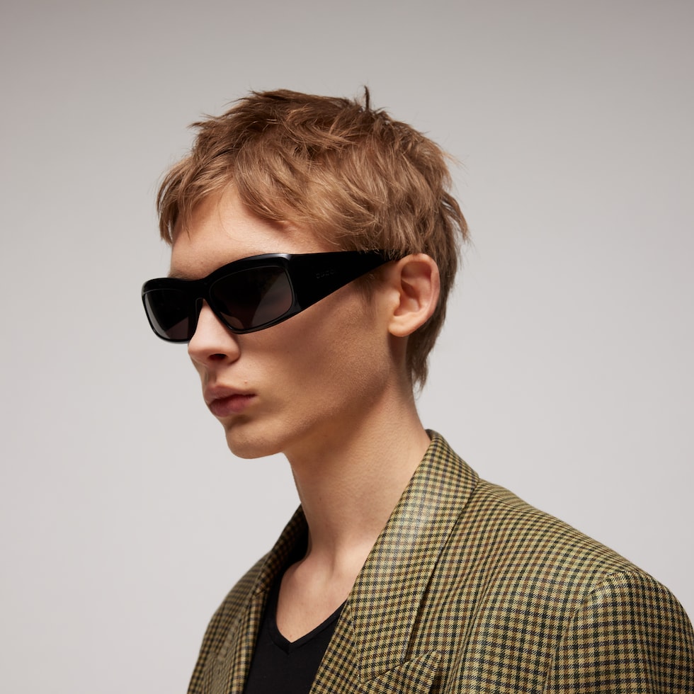 长方形镜框太阳眼镜