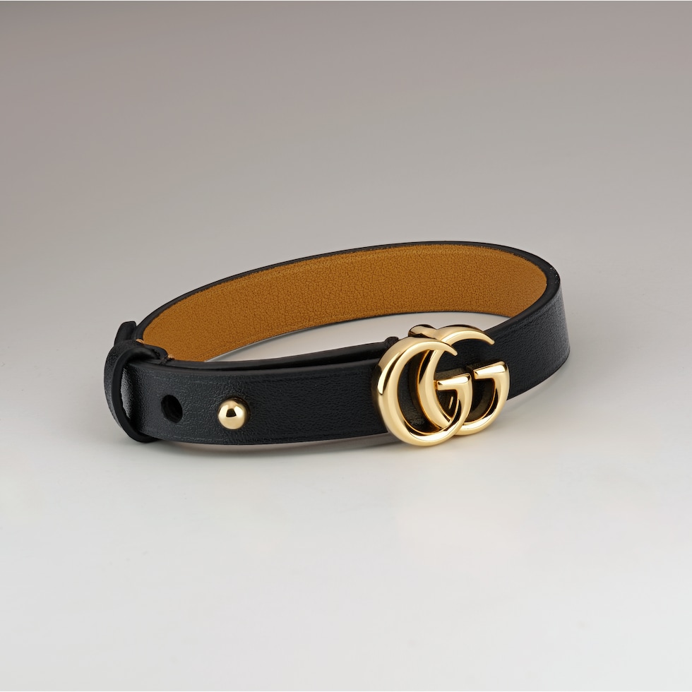 Pulsera de Piel con Doble G