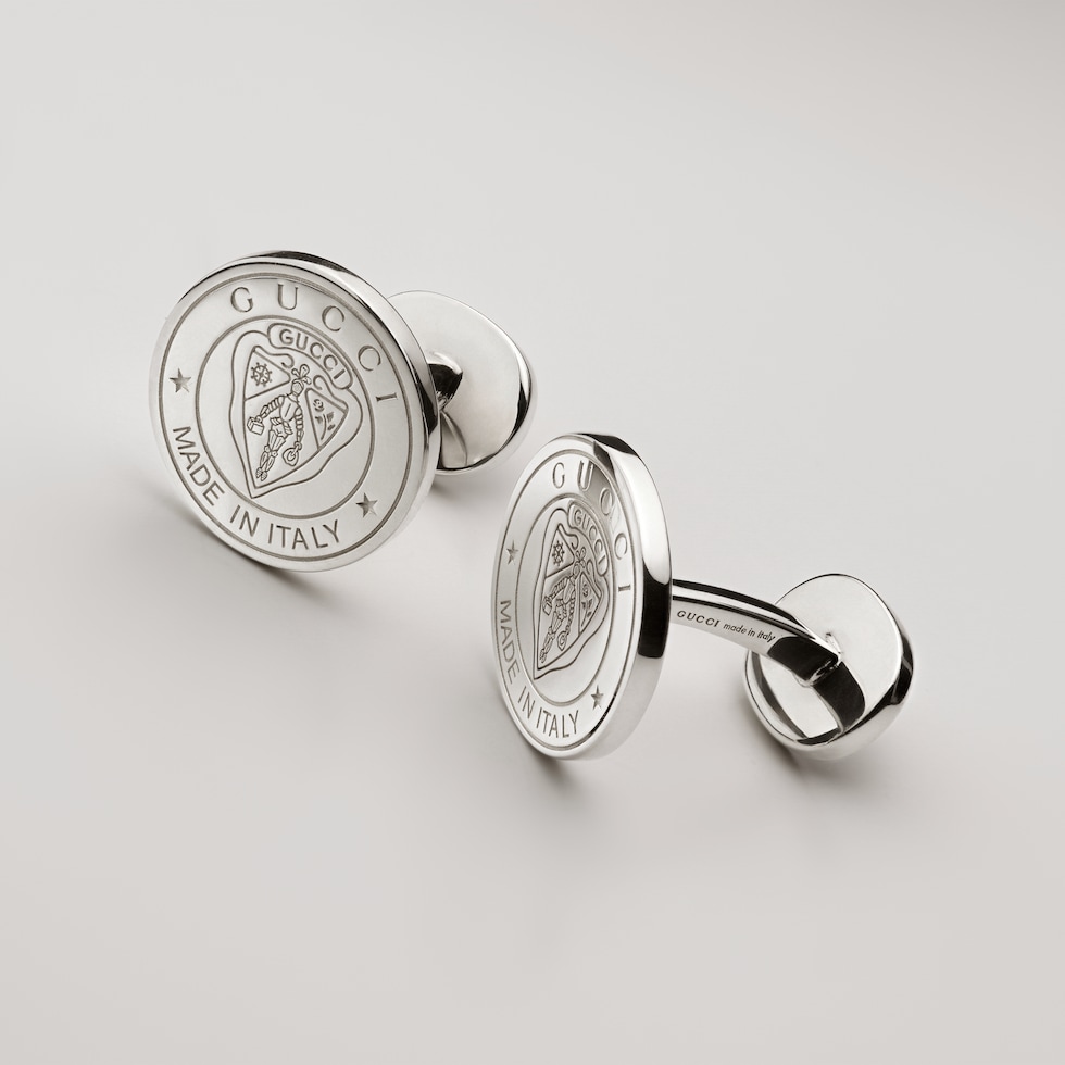 Gucci crest cufflinks