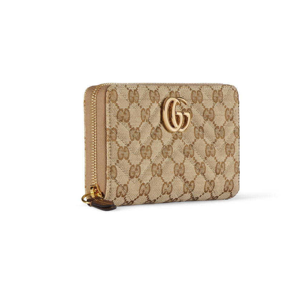 GG Marmont zip around wallet