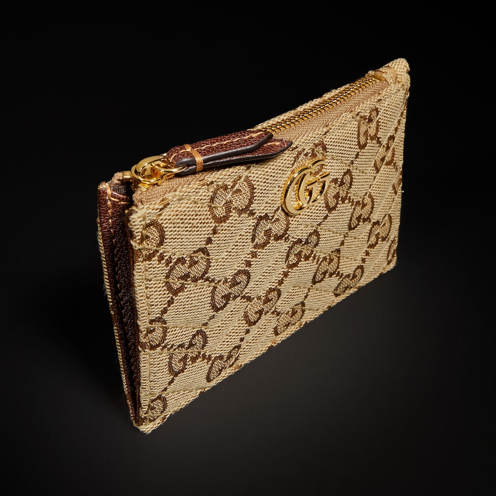 GG Marmont zip key pouch